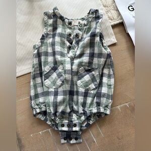 Pehr Romper Gingham baby